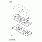 Схема узла: Клапанная крышка для Suzuki GSX-R750