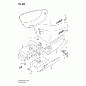 Схема вузла: Бічні панелі (Model k9) для Suzuki VL1500 Intruder C1500/Boulevard C90