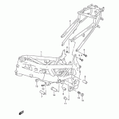Схема вузла: Рама для Suzuki TL1000