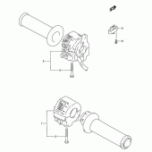 Схема вузла: Пульт управління рульовий для Suzuki RF600