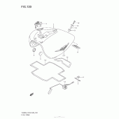 Схема вузла: Паливний бак (Vl800 E28) для Suzuki VZ800 Boulevard M50