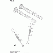 Схема узла: Распредвал & Клапан для Suzuki GSX-R1000