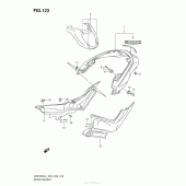 Схема вузла: Rear Fender (Vzr1800Zl4 E28) для Suzuki VZR1800 Boulevard M109R