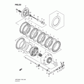 Схема вузла: Зчеплення для Suzuki VZR1800 Intruder M1800R/ Boulevard M109R