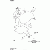 Схема узла: Топливный бак (Vl800L3 E03) для Suzuki VL800 Boulevard C50T