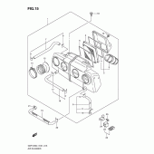Схема узла: Воздушный фильтр для Suzuki GSF1250 Bandit
