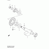 Схема вузла: Балансувальний вал для Suzuki DR-Z250