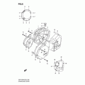 Схема вузла: Кришки картера для Suzuki GSF1200 Bandit