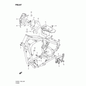 Схема узла: Рама для Suzuki VL800 Intruder C800C/ Boulevard C50C