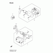 Схема узла: Поворотники для Suzuki DR650 DR650SE