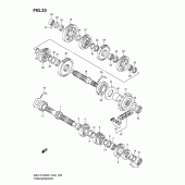 Схема вузла: Трансмісія для Suzuki GSX-R1000