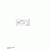 Схема вузла: Ремкомплект прокладок двигуна для Suzuki GSF1200 Bandit S