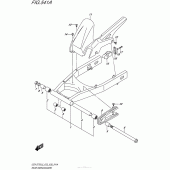Схема узла: Задний рычаг (Маятник) для Suzuki GSX-S750
