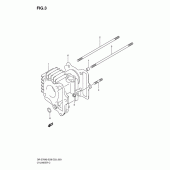 Схема вузла: Циліндр для Suzuki DR-Z70