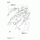 Схема узла: Боковые панели для Suzuki GSX1300 Hayabusa