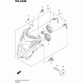 Схема узла: Фара (Gsx1300Ral5 E28) для Suzuki GSX1300 Hayabusa