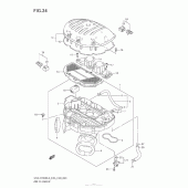 Схема узла: Воздушный фильтр для Suzuki GSX-R1000