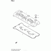 Схема вузла: Клапанна кришка Suzuki GSX-R1000