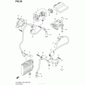 Схема вузла: Електроустаткування (Dl1000Al4 E33) для Suzuki DL1000 V-Strom