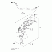 Схема вузла: Паливний насос Suzuki VL1500 Boulevard C90T