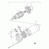Схема вузла: Електричний стартер для Suzuki VS800 Intruder 800