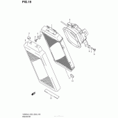 Схема узла: Радиатор для Suzuki VZ800 Boulevard M50