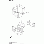 Схема вузла: Тримач інструменту для Suzuki VL1500 Boulevard C90 BOSS