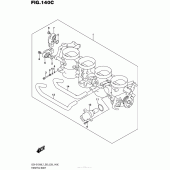 Схема вузла: Throttle Body (Gsx-S1000Al7 E28) для Suzuki GSX-S1000