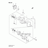 Схема вузла: Водяний насос Suzuki SV650