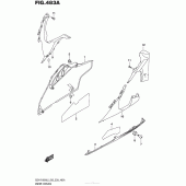 Схема вузла: Нижній обтічник для Suzuki GSX-R1000