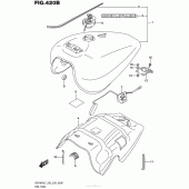 Схема узла: Топливный бак (Vzr1800Bzl7 E03) для Suzuki VZR1800 Boulevard M109R B.O.S.S