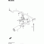 Схема вузла: Система вентиляції бензобака (Vz1500L6 E33) для Suzuki VZ1500 Boulevard M90