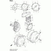 Схема вузла: Кришки картера для Suzuki AN650 Burgman (EU analogue of SkyWave)