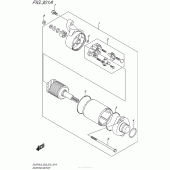 Схема узла: Стартер электрический для Suzuki DL650 V-Strom