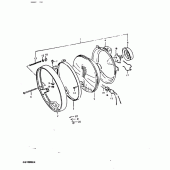 Схема узла: Фара (E4) для Suzuki GS1000