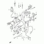 Схема вузла: Електропроводка (Model p/r) для Suzuki GSX-R1100