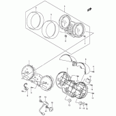 Схема вузла: Спідометр (Gsf1200sk1) для Suzuki GSF1200 Bandit
