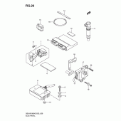 Схема вузла: Електроустаткування для Suzuki GSX-R1000