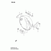 Схема узла: Кожух фары (Without cowling) для Suzuki GS500