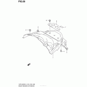 Схема вузла: Задній бризковик для Suzuki VZR1800 Boulevard M109R BOSS