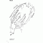 Схема узла: Боковые панели (Model k8) для Suzuki UX150 Sixteen