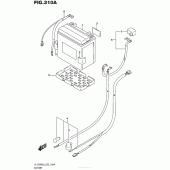 Схема вузла: Акумулятор для Suzuki VL1500 Boulevard C90 BOSS