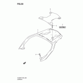 Схема вузла: Багажник для Suzuki DL650 V-Strom