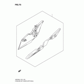 Схема узла: Нижний молдинг (Optional) для Suzuki GSR750