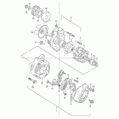 Схема вузла: Генератор для Suzuki GSX1200