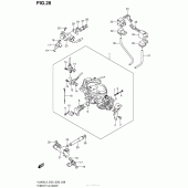 Схема узла: Throttle Body (Vl800L3 E28) для Suzuki VL800 Boulevard C50T