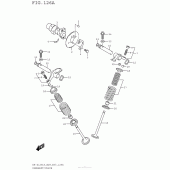 Схема узла: Распредвал & Клапан для Suzuki DR-Z125 DR-Z125