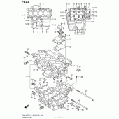 Схема узла: Картер двигателя для Suzuki GSX-R750