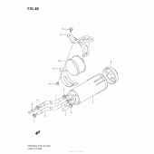 Схема вузла: Система вентиляції бензобака для Suzuki AN650 Burgman (EU analogue of SkyWave)