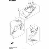 Схема вузла: Бічні панелі (YSF) для Suzuki GSX-R600